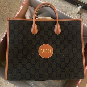 Wool Gucci Shopping Tote
